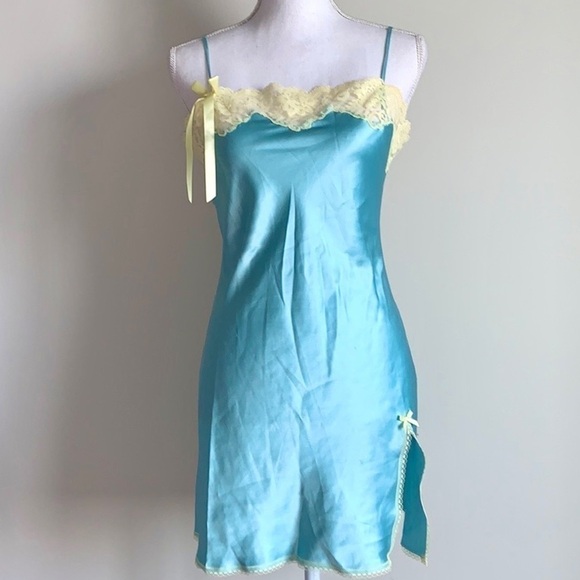 Victoria’s Secret Ribbon Satin Slip Dress
